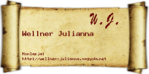 Wellner Julianna névjegykártya